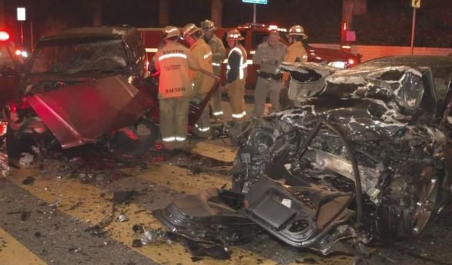 Two Drivers and A Bicyclist Injured in Head-On Crash Near Calistoga