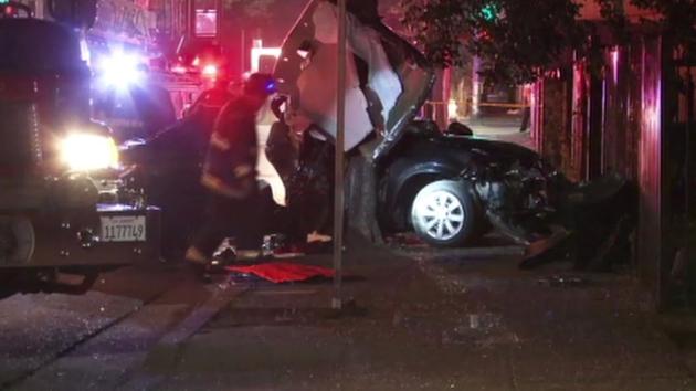 23-YEAR-OLD MAN DIES IN CAR CRASH INTO TREE IN OAKLAND, CA