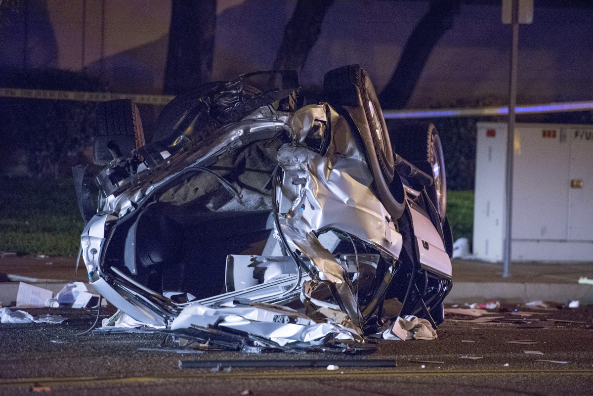 Two Drivers and A Bicyclist Injured in Head-On Crash Near Calistoga