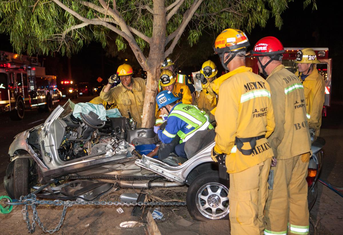 Two Drivers and A Bicyclist Injured in Head-On Crash Near Calistoga