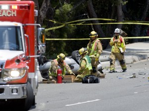 Two Drivers and A Bicyclist Injured in Head-On Crash Near Calistoga